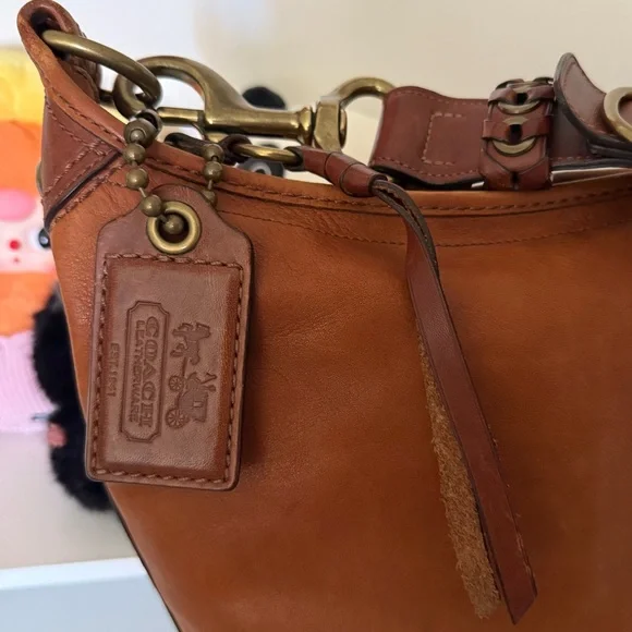 Coach Bleecker XL Duffle Leather Tattersall Whipstitch Buckle - Picture 4 of 12